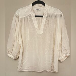Frame Denim Women's Elegant White Blouse